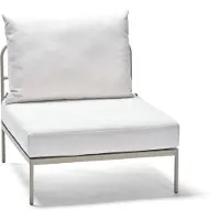 Stern Coco Lounge-Mittelelement Aluminium/greige