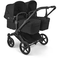 Bugaboo Donkey 6 Zwillingskinderwagen - Heritage Black Bezüge