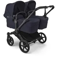 Bugaboo Donkey 6 Zwillingskinderwagen - Deep Indigo Bezüge