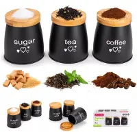 Kamille Set Von Küchenbehältern Set Behälter Für Kaffee, Tee, Zucker Und