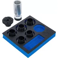 Bgs Tool Tray 1/6: Wheel Hub Grinder Set, 645 g