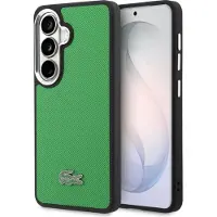 Lacoste Hülle Lacoste Galaxy S26 Petit Pique grün MagSafe Logo Metall