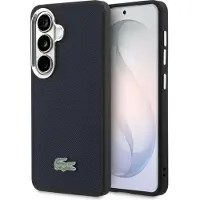 Lacoste Case Full Wrap Petit Pique MagSafe for Samsung Galaxy S26 navy blue