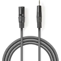Nedis Audiokabel XLR XLR 3-polig männlich - 3,5 mm Mac