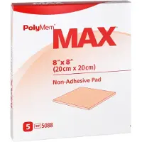 Mediset Clinical Products GmbH Polymem Max Wund Pad 20x20 cm 5 St