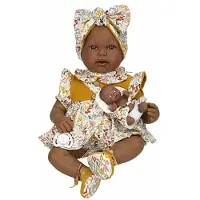 Munecas Arias Elegance Mies Mulato Y Aran Puppe 45 Cm