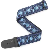 Daddario 2 Gewebter Gitarrengurt Monterey 2 Blau