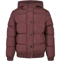 Urban Classics UCK1756 - Girls Hooded Puffer Jacket cherry 122/128