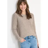Cecil Strickpullover meliert, mit Rundhals