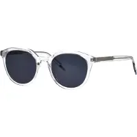 Tom Tailor 676006 Unisex-Sonnenbrille Vollrand Panto Kunststoff-Gestell, grau