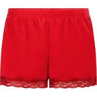 Hunkemoller Samit-Spitzen-Short Rot