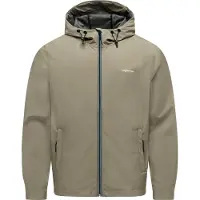 Ragwear Softshelljacke "Shellwie Bonded" mit Kapuze wasserdichte Herren Übergangsjacke mit Kapuze