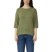 s.Oliver 3/4 Arm-Pullover Strickpullover mit Rundhals