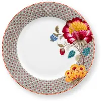 Pip studio Blooming Tales Khaki Speiseteller 26,5 cm Blooming Tales Khaki 51.001.567