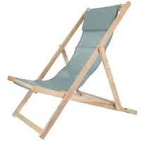Fiam Liegestuhl Relax Bezug salbei grün, Designer Francesco Favagrossa, 60x92x103 cm