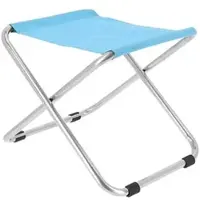 Jankurtz Klapphocker Chico meerblau, Designer Francesco Favagrossa, 49x45x50 cm