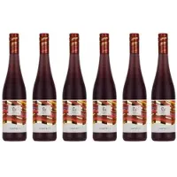 Württembergische WZG Winzer vom Weinsberger Tal "Junge Linie" Samtrot Qualitätswein lieblich 6er Karton 0,75L