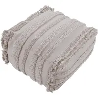 Lorena Canals - Early Hours Pouf, 54 x 54 cm, natur