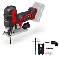 Einhell Professional Akku-Stichsäge TP-JST 18/135 Li BL Power X-Change (18 V, 135 mm Schnitttiefe in Holz, 26 mm Hubhöhe, Brushless, T-Style-Griff, 3x Sägeblatt, ohne Akku)