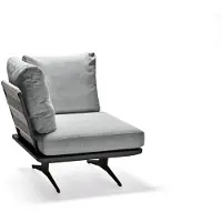 Stern Enya Lounge-Eckelement Aluminium/Polyacryl inkl. Kissenset