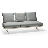 Stern Enya Loungeliege Aluminium/greige/granitgrau