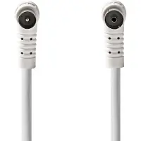 Nedis Koaxial Kabel | IEC (Coax) Stecker | IEC (Coax) Buchse | Vernickelt | 120 dB | 75 Ohm | 4-fach