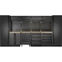 KRAFTWERK MOBILIO-EX BLK Kombi Lochwand Buche