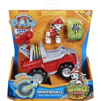 Ryhmä Hau PAW Patrol Dino Rescue Marshalls Basis Fahrzeug mit Rückzieh-Mechanismus, inklusive Hundefigur und Überraschungs-Dino, Spielzeug für Kinder ab 3 Jahren, LKW, 3 Jahr(e), Mehrfarbig