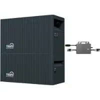TSUN Powerness Balkonkraftwerk Speicher, DCU2000Lite mit DB2000 Lite Erweiterungsakku & 800W Mikrowechselrichter, 2400W PV Input & Dual MPPT (0% MwSt)