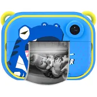 TechKidz Digitalkamera "Zoo Family - Dinosaur" in Hellblau - ab 6 Jahren - onesize