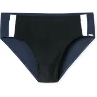 Schiesser Badeslip "Aqua" Bund mit Kordel, seitliche Kontraststreifen