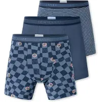 Schiesser Trunk 955 Multi in blau-weiß gestreift, dunkelblau | Gr.: 98