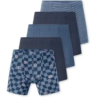 Schiesser Trunk 955 Multi in blau-weiß gestreift, dunkelblau | Gr.: 104