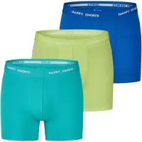 Happy Shorts Retro Boxer Neon in neon green/blue/lime | Gr.: L