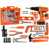 Leantoys Zestaw Majsterkowicza Wkr?tarka Na Baterie M?otek Pi?a