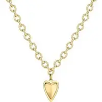 Liebeskind berlin Halskette - Edelstahl Metal Heart - Gr. unisize - in Gold - für Damen