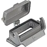 Harting Han 16B Anbaugehäuse mit 1 Längsbügel mit Schutzkappe Metall - 1 Stück