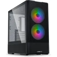 Lian Li Lancool 207, Midi Tower, PC, Schwarz, ATX, micro ATX, Mini-ITX, Stahl, Gehärtetes Glas, Gaming