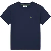Lacoste T-Shirt Jungen Core Marine-Größe 140