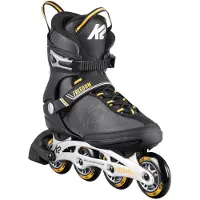 K2 Rollschuhe - Freedom M - Schwarz/Gelb - Inliner - - 44 - Rollschuhe