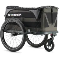 TaXXi Lastenanhänger Load Heavy - Grey/Black Fahrradlastenanhänger