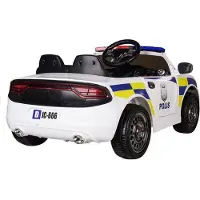 Lean Sport Double electric car for children Police, white