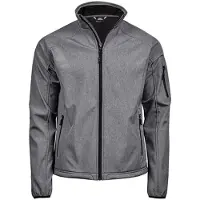 Tee Jays Herren 3-Lagen Softshell Jacke Softshell-Jacke 9510 grey melange S
