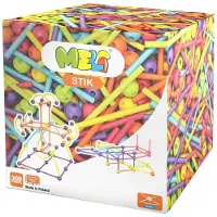 Meli Stik 300 Konstruktionsset – 300 flexible Elemente für kreativen Bauspaß