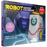 Franzis Adventskalender Roboter Bausatz Linienfolger zum Lernen