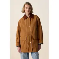 Sissy-Boy Jacke Mit Cord-Kragen - Braun | Größe: M