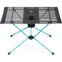 Helinox - Camping-Tisch mit Textilplatte - Table One Black/Cyan Blue - schwarz