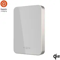 FIXED FIXZENMC-10-TI, 10000 mAh, Lithium Polymer (LiPo), Quick Charge 2.0, Kabelloses Aufladen, Weiß