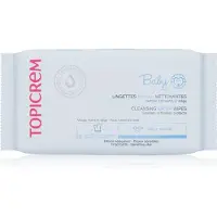 Topicrem Baby - Reinigungstücher mit Wasser - Duftfrei - 60 Tücher