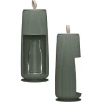 Flowell Aktivkohle-Membran Wasserfilter / Kannenfiltersystem, Farbe:Forest Green